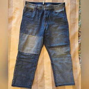 Women's 90's Straight Leg Patchwork Denim